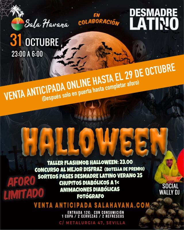 FIESTA DE HALLOWEEN-2024-SALA-HAVANA-SEVILLA