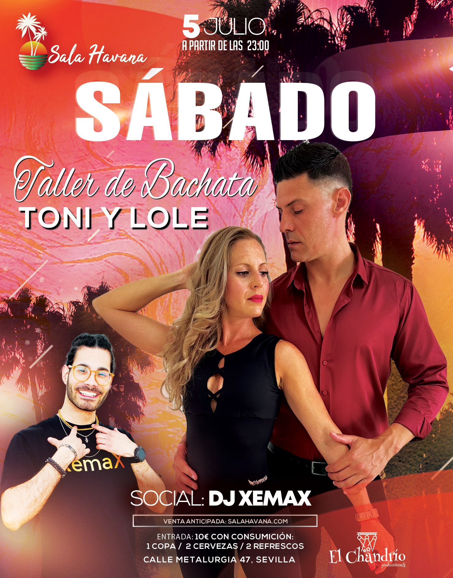 SÁBADO TALLER Y FIESTA – 5/7/25