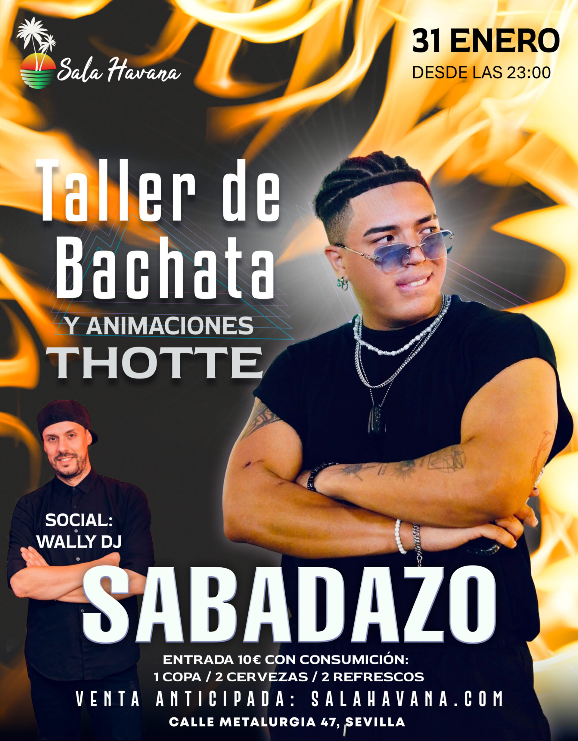 SABADAZO – TALLER DE BACHATA – 31/1/26