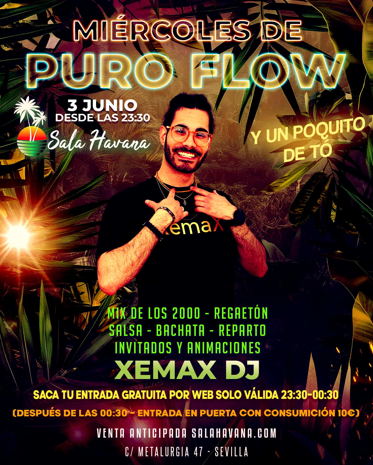 MIÉRCOLES DE PURO FLOW «Y UN POQUITO DE TÓ» – 3/6/26